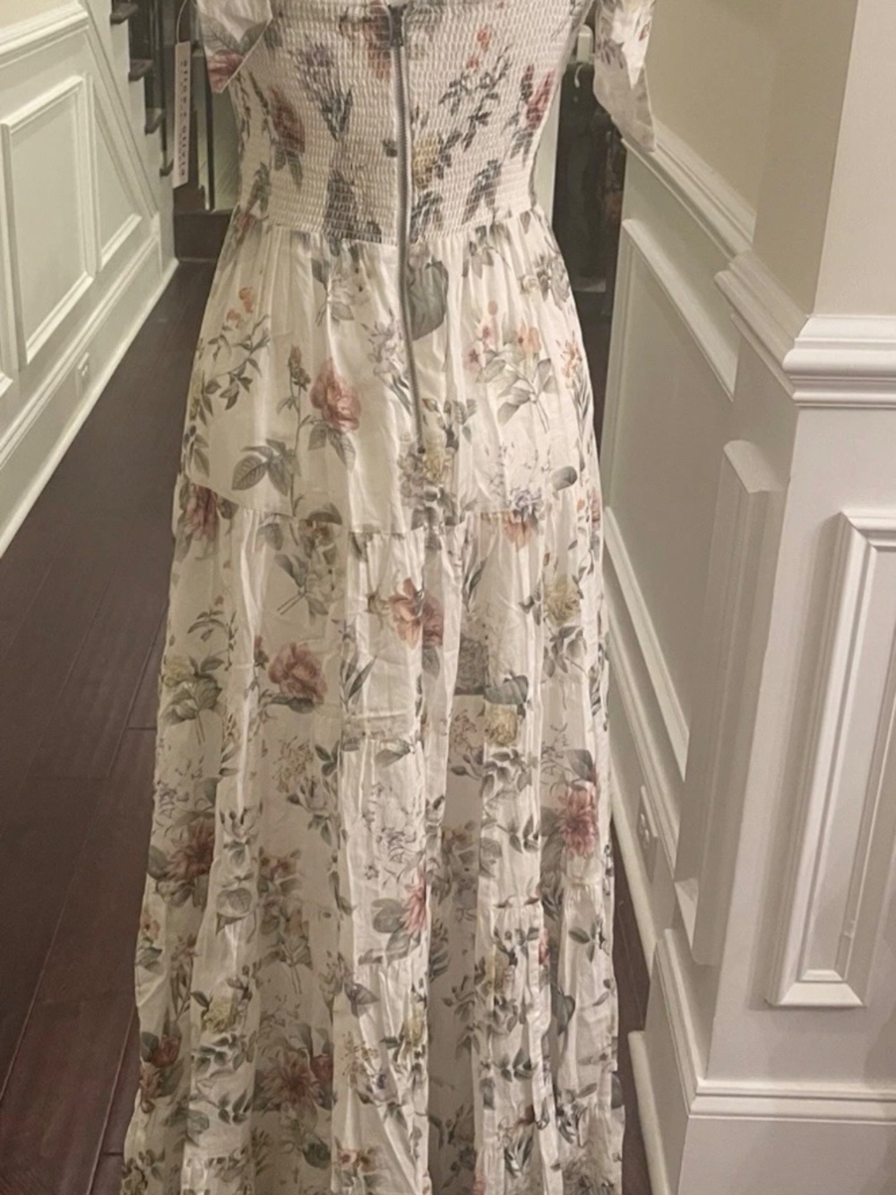 Alice + Olivia Monnie Maxi Dress Floral Sweet Nothings Fairytale Easy Luxury 6 - Picture 15 of 16